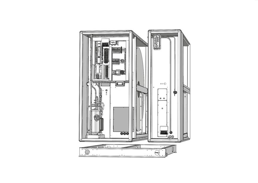 Vid 3x230V 50Hz krävs en transformator. TILLBEHÖR EQAZ-08 vattenlås Två vattenlås behövs; en för varje dräneringstråg.