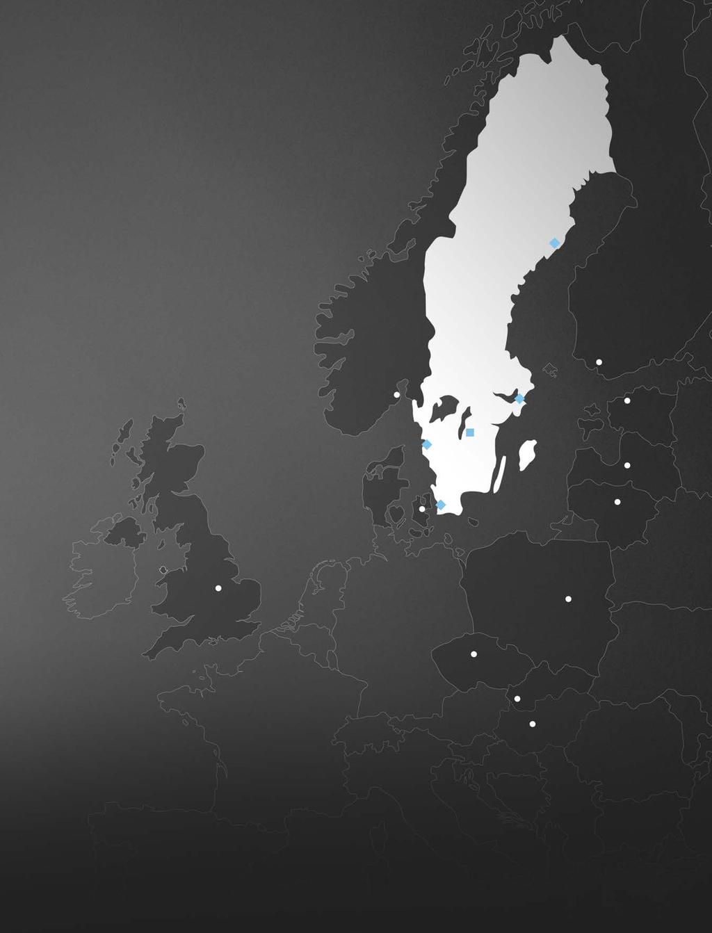 Huvudkontor och lager Säljkontor Specialister på komponenter för industriautomation Fakta Omsättning 542 MSEK Anställda 160 st Köpande kunder 5 500 st OEM Automatic är en av Europas ledande