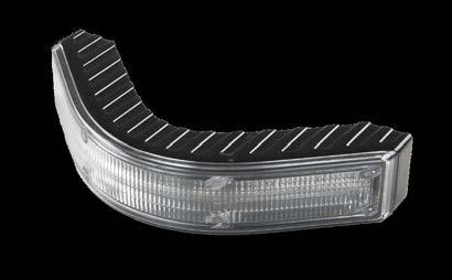 12 eller 24 V DC Bygghöjd från 55 mm LED, Xenon eller Halogen