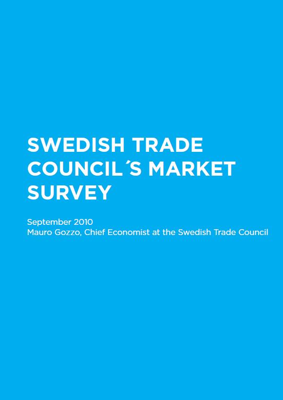 JAG SVARAR BLAND ANNAT FÖR EXPORTRÅDETS MAKROEKONOMISKA BEVAKNING Görs för svenska företags räkning i Marknads-översikt från Exportrådet/STC Market Survey som kommer tre ggr per år