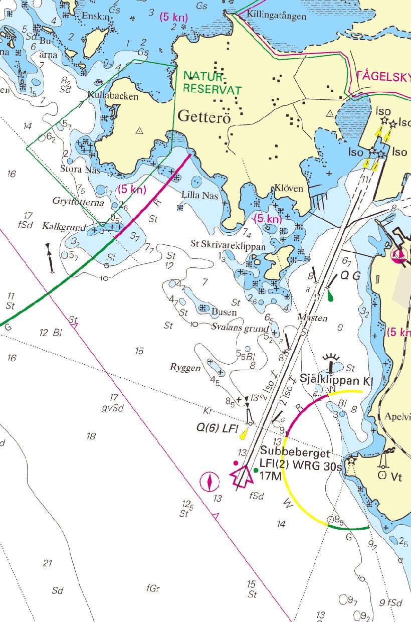 Bilaga 5 Farehammarsviken Vattenskoteråkning äreneskären tillåten inom det markerade Dynan området årligen under perioden 1 juni - 15 september och dagligen mellan klockan 09.00-