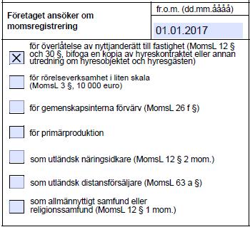 7. Utländsk distansförsäljare anmäler sig som momsskyldig Med distansförsäljning avses försäljning (bl.a. postorderförsäljning) där säljaren sköter varutransporten till privatpersoner eller till andra jämförbara icke-mervärdesskyldiga personer i destinationslandet.