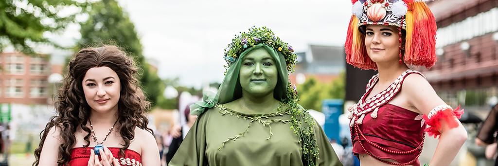 Juli Foto Gabriel Kulig NärCon Sommar 2018 To sö 26 29/7, Linköpings universitet Välkommen till Nordens största spel- och cosplayfestival!