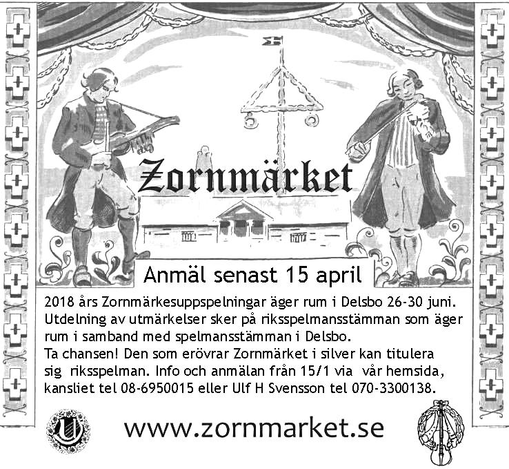 Ethnolägret i Rättvik 28.6-6.7! Anmäl dig snarast och ha chans att få bidrag till kostnaden!