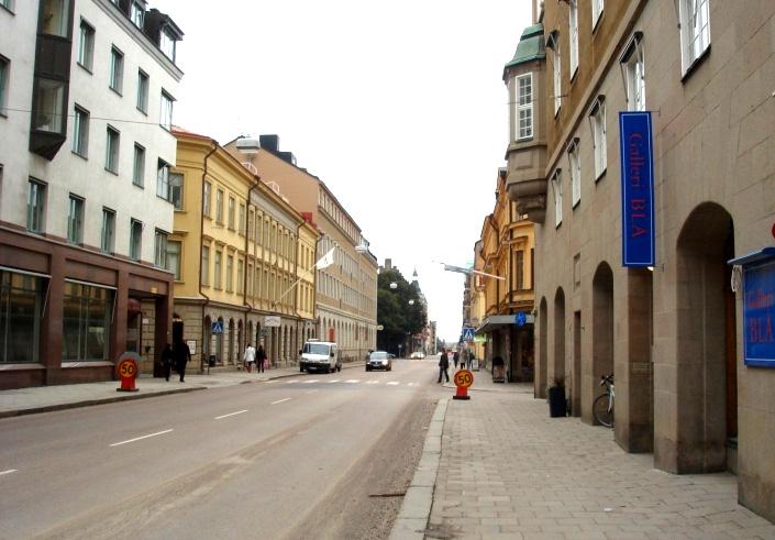 som knyter ihop flera olika stadsdelar med Linköpings stadskärna +