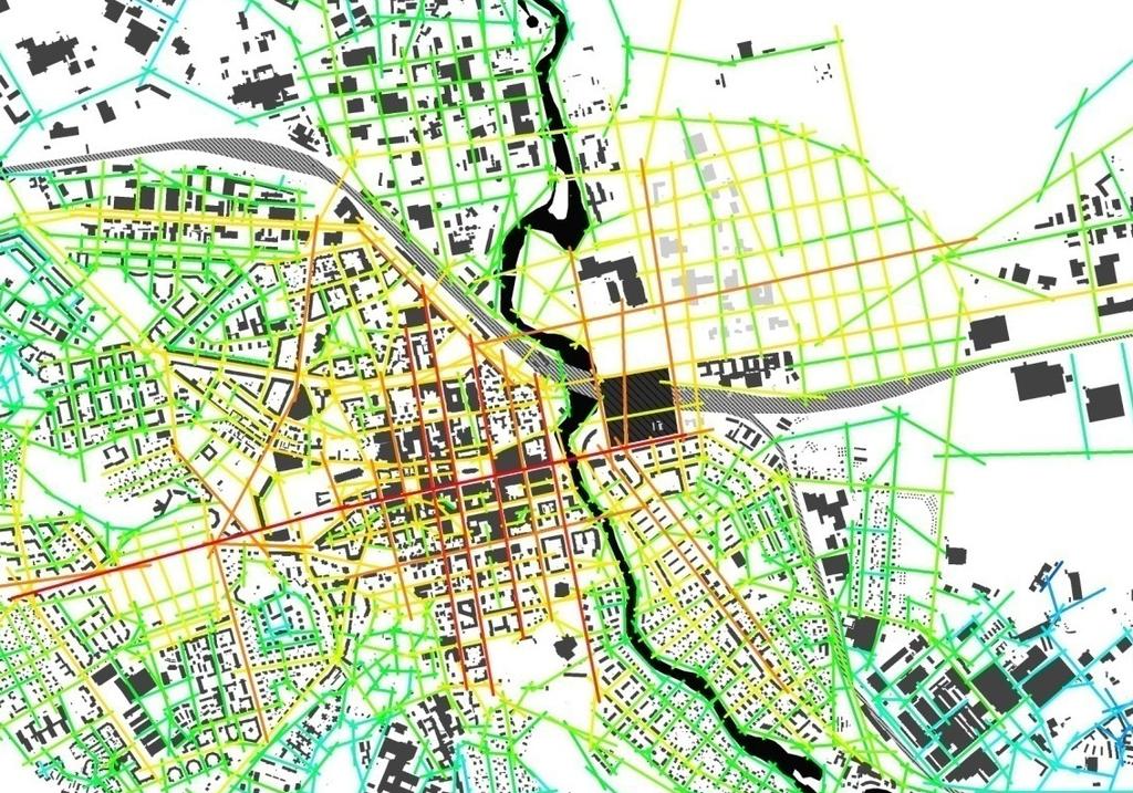 PROGNOS PLANSKISS _ 35 I Alternativet utan Diagonalgatan blir den östra delen av Kallerstad påtagligt sämre integrerat med Åtorget och Linköpings stadskärna 1.