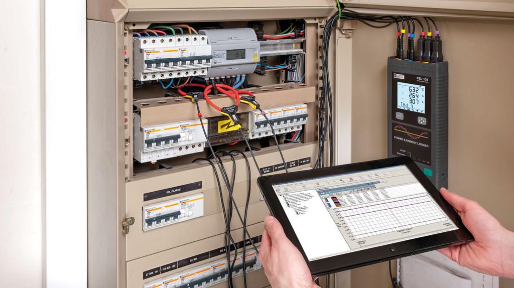 Effekt- och energilogger PEL-serien Flexibel övervakning Effekt- och energimätningar i alla 4 kvadranter Upp till 1000 V / 10 ka Övertonsmätning WI-FI, Bluetooth, USB och SD-kort FLEXIBEL