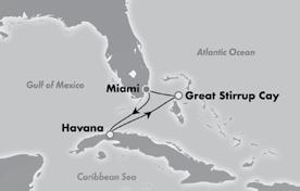 Jungfruöarna Tors Till havs Fre Nassau, Bahamas Lör Ankomst Miami 8: Norwegian Getaway Västra Karibien, 7 nätter Avgång varannan söndag 17/1-18/11 varje söndag 25/11-31/3 IF 11.96 OC 12.69 BC 13.