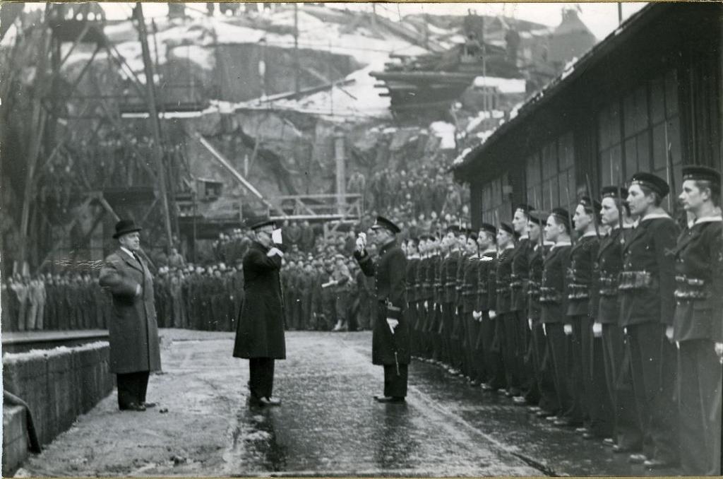 1943 Kommendör Gester avtackas