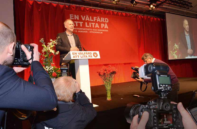 Intervju Inte till salu Vi har två val och en rolig valrörelse framför oss. Och allt går att knyta ihop, säger Jonas Sjöstedt. V ilka var de viktigaste kongressbesluten, enligt dig?