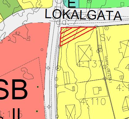 Det markområde av Fiskeby 4:3 som Fiskeby 4:137 idag nyttjar planläggs som kvartersmark, figur 22. Markområdet kan fastighetsregleras till Fiskeby 4:137.