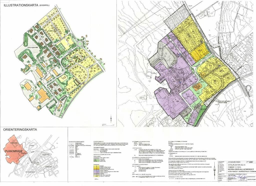 8(50) Del av planområdet som är planlagt sedan tidigare. Figur 4. Enligt gällande detaljplanekarta ovan syns den del som är planlagd sedan tidigare av det område som nu planläggs.