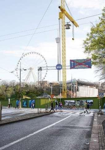 Västlänkens byggplank Planken och anslutande ytor ska bidra till att mildra projektets påverkan på staden.