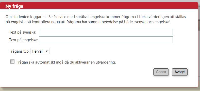 3. listan över kursdeltagare kan uppdateras i MinPlan ELLER direkt här i kursutvärderingsverktyget. (Uppdateringar i MinPlan gagnar dig även då du ska skicka resultaten till TeRes).