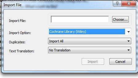 Import Referenserna hamnar i ditt EndNote-bibliotek under Imported References Google Scholar Gör din sökning Klicka på Cite vid referensen Välj stil EndNote Referensen hamnar i ditt EndNote-bibliotek