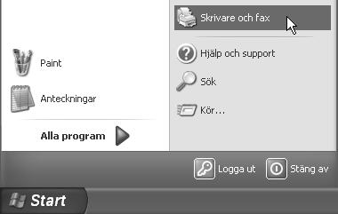 ÄNDRA PORT När du använder maskinen i en Windows-miljö följer du stegen nedan för hur du ändrar port när du har ändrat IP-adress för maskinen eller har installerat PC-Fax-drivrutinen när maskinen är