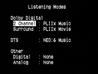 Hur du använder din T 785 SETUP MENY ENGLISH FRANÇAIS ESPAÑOL ITALIANO DEUTSCH NEDERLANDS SVENSKA РУССКИЙ LISTENING MODE SETUP (inställning av lyssningslägen) T 785 har ett flertal lyssningsläges