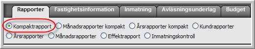Figur 27: Månadsrapporter kompakt ΔT Figur 28: Månadsrapporter kompakt kommentar 2.