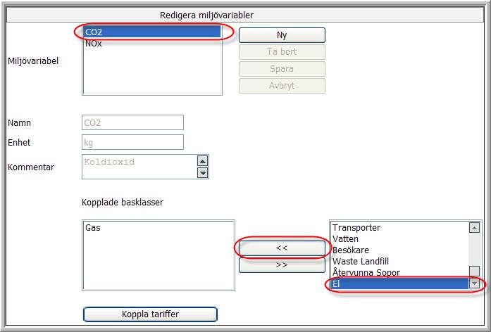 Koppla en miljövariabel till en basklass Genom att koppla en miljövariabel till en basklass definierar du en relation mellan variabeln och basklassen.