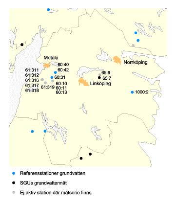 SGI 24-3-25 Dnr 4-5-324 4(73) Brånshult Figur 4.17. Karta över referensstationer för grundvatten i närheten av Brånshult, enl. SGUs grundvattendatabank. http://www.sgu.
