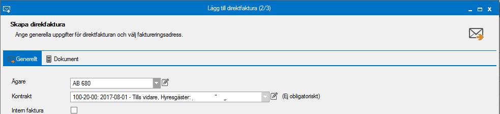 Därefter klickar du på nästa och kan då välja om du vill koppla fakturan till ett