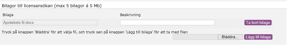 3.2.4 Typ av licens Det går inte att ändra licenstyp eller information som personnummer. Däremot är det möjligt att ändra eller komplettera patientens namn och telefonnummer, vid enskild human licens.