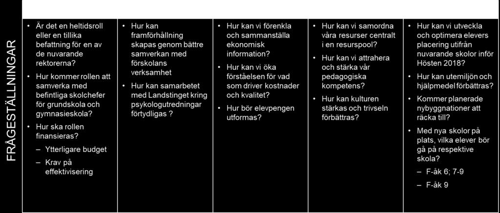 Vårt förslag bygger på att skapa Särskolelyftet som ett sammanhållet förändringsprogram som med fördel kan kommuniceras både internt och externt.