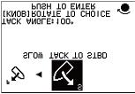 2. STYRLÄGEN Gör följande för att välja vindvinkelläge: 1. Öppna menyn genom att trycka på knappen MENU. 2.