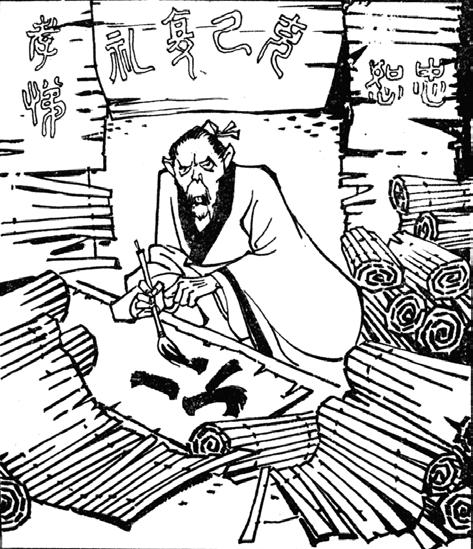 I Konfuciustempel kan man söka hjälp inför examina genom att skriva en önskan om det ska gå bra.