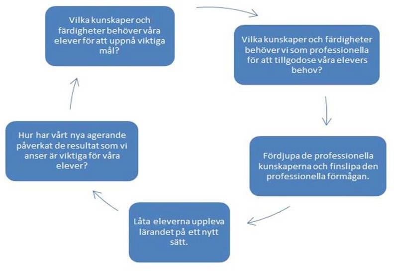 av att all skolutveckling ska ske utifrån verksamhetens identifierade utvecklingsbehov.