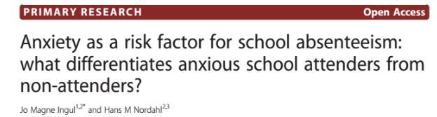 Ainscow visar att skolsamhörighet och skolklimat är indikatorer på huruvida eleverna känner sig trygga, accepterade, respekterade och värderade i skolan.