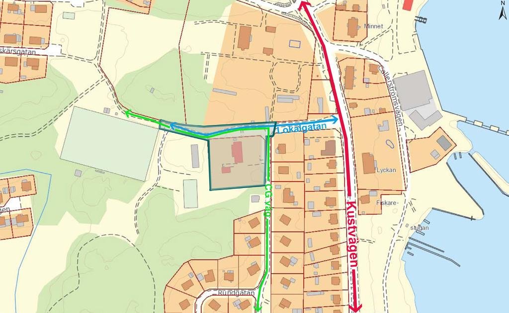 FRIYTOR Lek och rekreation Utanför planområdet finns idag en bandyplan.