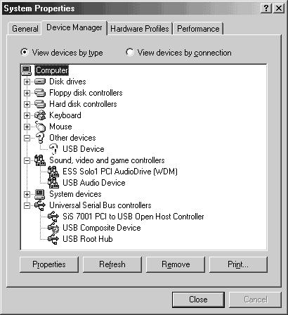 Titta bilder via datorn USB Streaming (endast för Windows-användare) 5 Markera de enheter som är