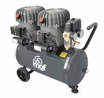 x 72 x 89 40 102 Tysta Oljesmorda Kompressorer 19-74 l/min 40 db(a) P 30/6 TYSTA Kolvkompressorer med väldigt