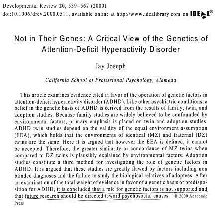 Sörmlands Nyheter 30 september 2010 - Rare chromosomal deletions and duplications in attentiondeficit hyperactivity disorder: a