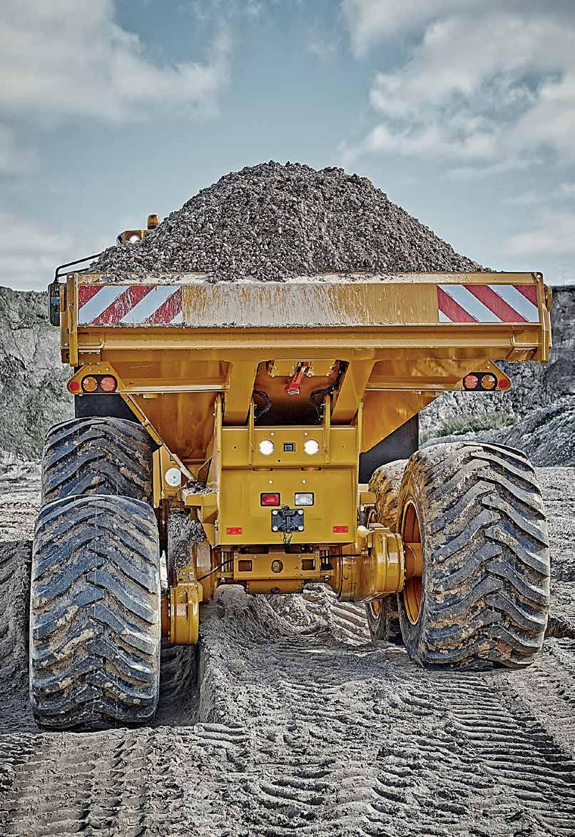 Där andra måste ge upp fortsätter denna dumper att köra. En stor fördel när arbetet måste utföras så effektivt som möjligt!
