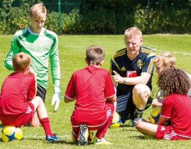 15 Utvecklande miljö i match Lagindelning 9-12 år Spel 7 mot 7: 10 spelare i truppen Variera grupper inför varje match Variera