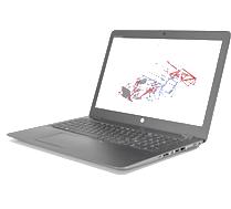 HP ZBook 15u G4 arbetsstation - Intel i7 / 16GB / 256 GB / AMD FirePro W4190M (2GB) Windows 10 Pro 64 Intel Core