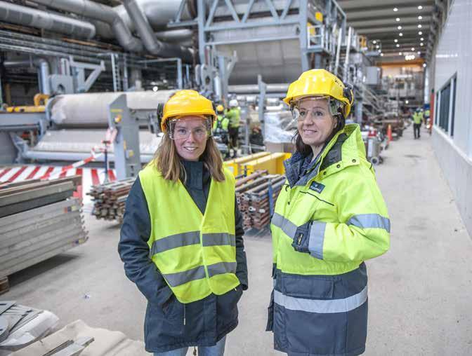 Två av styrelseledamöterna inom Sveriges Ingenjörers lokalavdelning i Skärblacka, Therese Hägg och Nina Berggren.