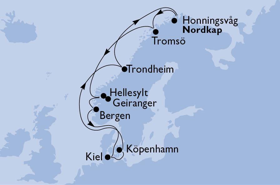 NORRA EUROPA Tur 59 från/till Köpenhamn 12 dagar Tur 58 från/till Köpenhamn 14 dagar Tur 60