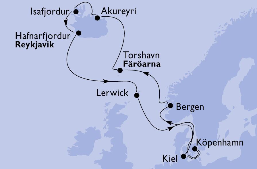 rederi med sitt största utbud av kryssningar i Medelhavet, där vi också besöker några av de