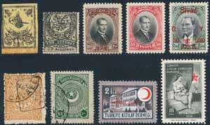 2274 3 Tripolitania (IT) 1909 Tripoli di Barberia overprint 5 c green in block of four unmounted mint. Mi EUR 600 for mounted mint.