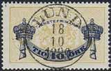 10/24 öre i rekonstruerat nioblock stämplat LINKÖPING 11.12.1889.