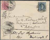 brev sänt från STOCKHOLM 4.11.1891 till Samoa.