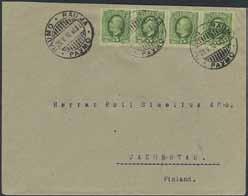 SPECIAL SECTION postal history 1580K 56 FINLAND, Stockholm-Åbo route.