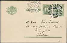 8.33. Rare combination of shipmail and airmail.