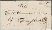 59 som ankomststpl på inkommande brev daterat Stettin 26 July 1859. LYX-objekt. 700:- USA. Delbetalt brev sänt från NEW YORK 6.