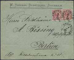 Earliest recorded usage of this Från cancel, in Facit only listed from 1891. EXCELLENT EXHIBITION ITEM. Postal: 15000:- 12.