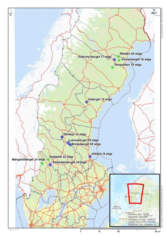 anställda i Sverige; kontor i Stockholm och Storuman Stort fokus på