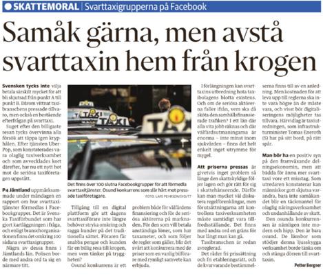 Idag finns det cirka 150 slutna svarttaxigrupper med totalt cirka 130 000 medlemmar.